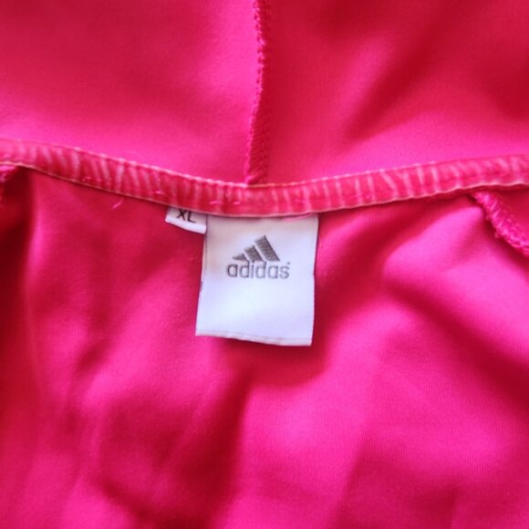 Adidas, Zip, Hoodie, Pockets, Pink & Black Paisley Pattern, XL, Age 14-16, Track - Picture 5 of 5